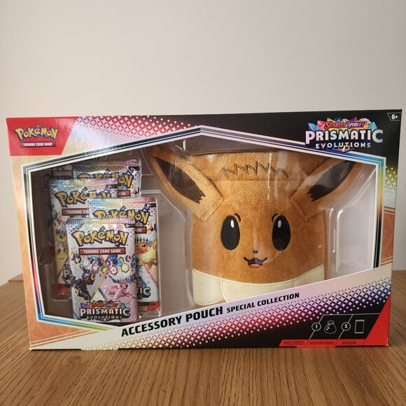 Pokémon TCG Secret Of Eevee Prismatic Evolutions Accessory Pouch Special Collect - Picture 1 of 2